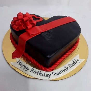 Heart Shape Chocolate Cake