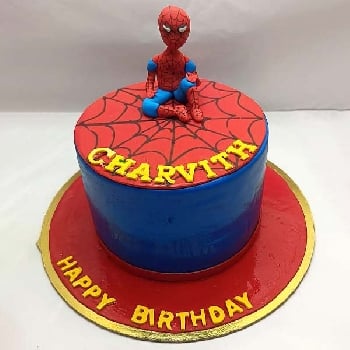 Spiderman Fondant Cake 01