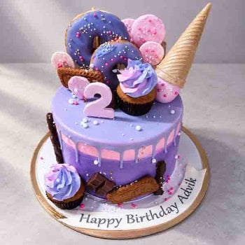 Candyland Birthday Cake