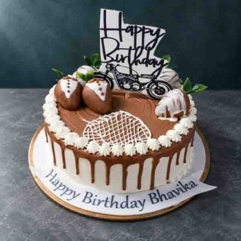 Chocolate Drip Birthday Cake