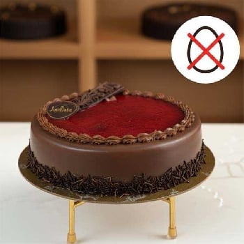Chocolate Raspberry Eggless Cake