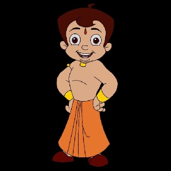 Chotta Bheem Laddo Photo Theme Cake