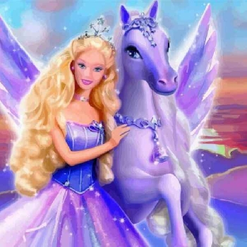 Classic Barbie Photo Cake