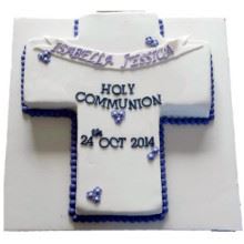 Communion Cake 04 3Kg Cream Fondant