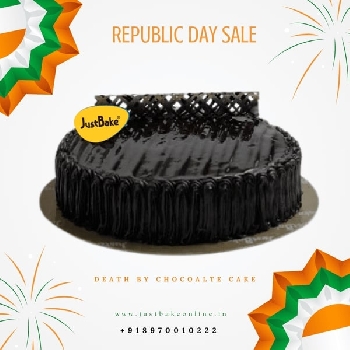 Death By Chocolate Republic Day Cake