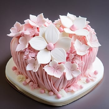 Delicious love cake