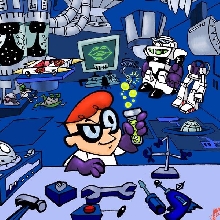 DEXTERS LABORATORY Photo Cake