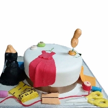 Fashion Designing Fondant Cake