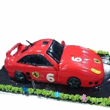 Ferrari 3D Fondant Cake