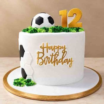 Football Theme Birthday Cake