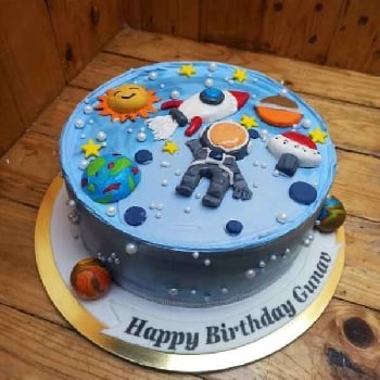 Galaxy Explorer Birthday Cake
