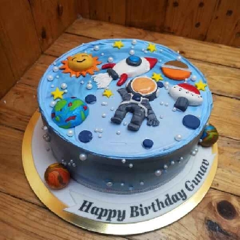 Galaxy Explorer Birthday Cake