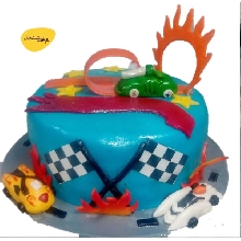 Hot Wheels Themed Cake