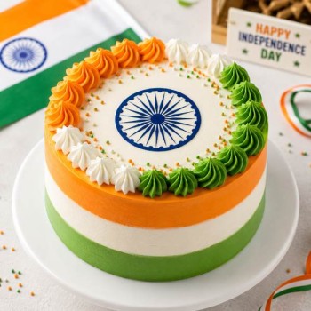 Independence day Tricolour Theme Cake 