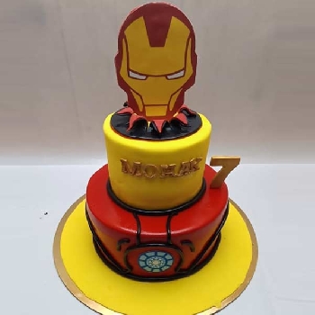 Iron Man Theme Cake