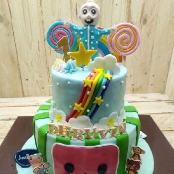 Adorable 1st Birthday Cake
