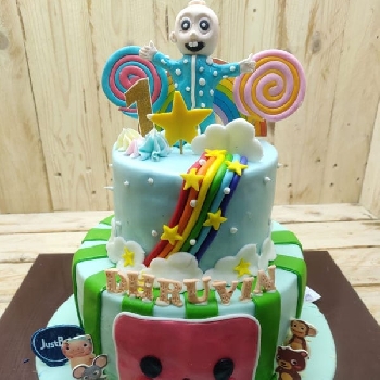 Adorable 1st Birthday Cake