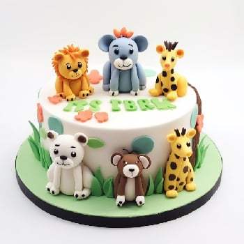Animal Theme cake
