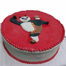 Kung Fu Panda Fondant Cake