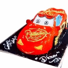 Lightning Mc Queen Icing 3D Cake