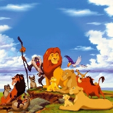 Lion King Photo Cake