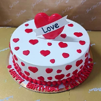 Love Theme Cake