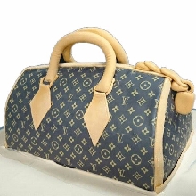 LV Bag Fondant Cake