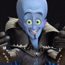 Megamind Photo Cake	