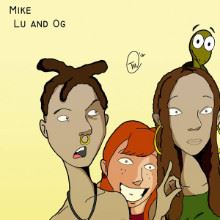 Mike Lu and Og Photo Cake