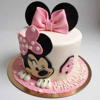 Minnie Bow-Tie Cake