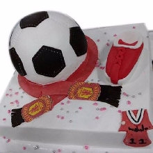 MU Fan Cream Fondant Cake