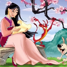 P Mulan Photo Cake
