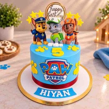 Paw Patrol Theme Cake 01