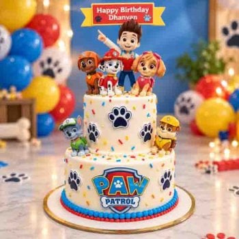 Paw Patrol Theme Cake 02
