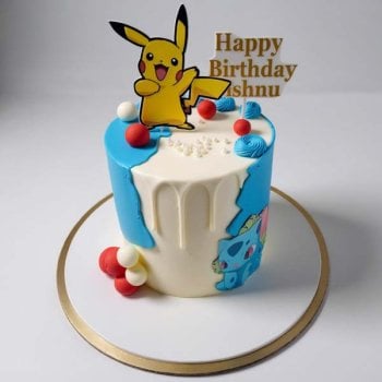Pikachu Fondant Cake