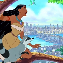 Poncahontas Photo Cake