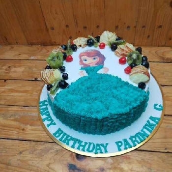Princess Sofia Theme Birthday Cake
