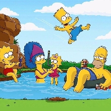 Simpsons Cake