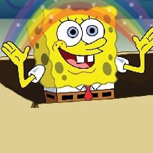 Sponge Bob Photo Cake