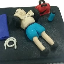 Stay Fit Fondant Cake