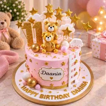 Teddy Bear Kids Cake 01