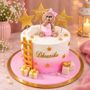 Teddy Bear Ladder Cake