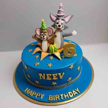 Tom and Jerry Birthday Cake