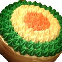 Tricolour Theme Cake 02