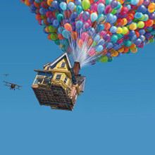 Up UP Balloons Photo Cake