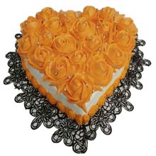 Heart Shape Valentines Day Cake 03