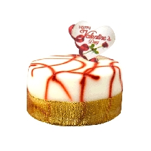 Valentines Day Red and White Cake