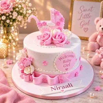Welcome Baby cake