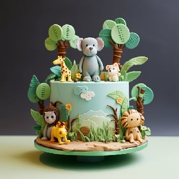 Wild theme cake